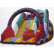 big inflatable slide